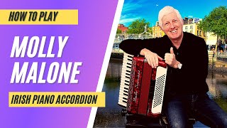 Piano Accordion Lesson how to play "Molly Malone"