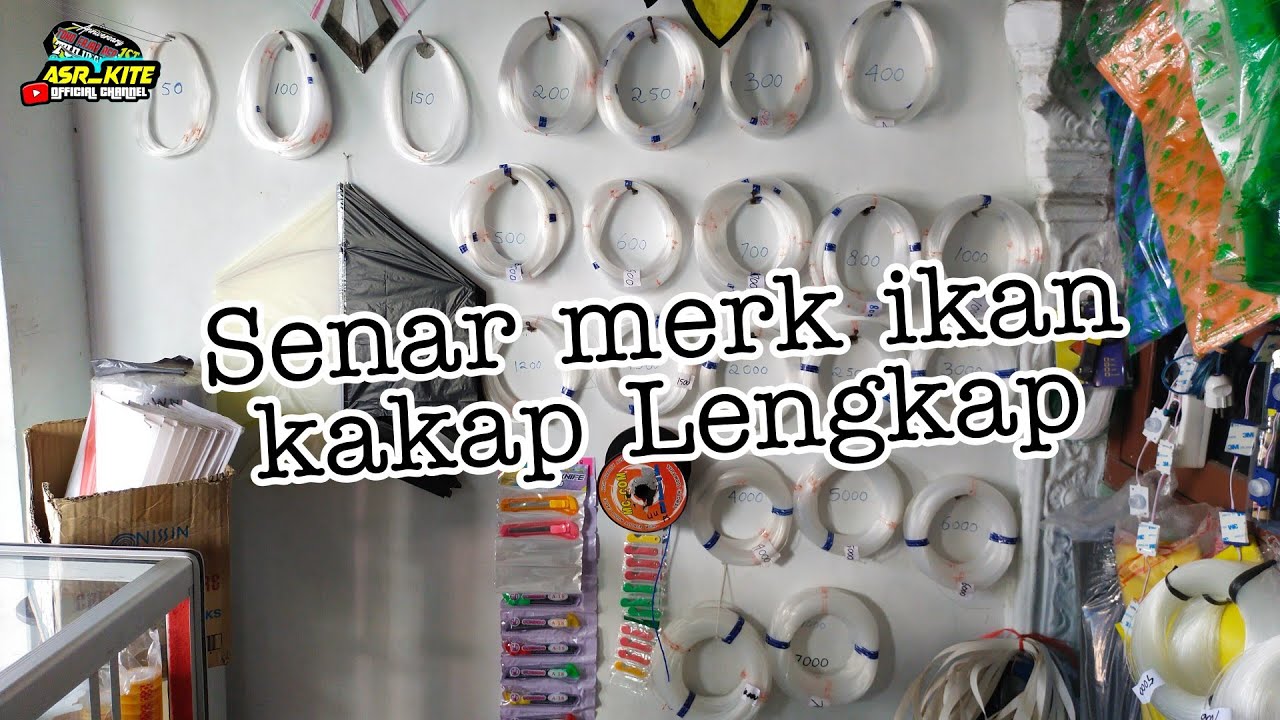 Senar layangan merk Ikan Kakap Uk 50~10.000!!!!Stok fulll!!!!