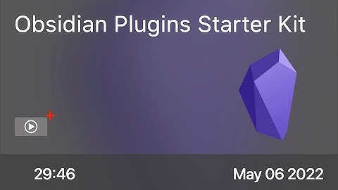 SCOM1149 - Obsidian Plugins Starter Kit - Preview