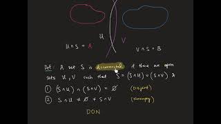 Lecture 15, Real Analysis, Week of 3/8-3/12 - Connected Sets