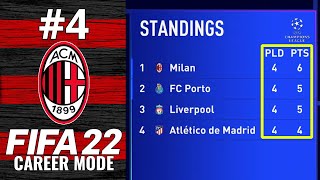 WHO WILL QUALIFY WHO WILL GO OUT | FIFA 22 | AC Milan Career Mode Ep.4