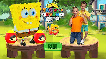 Tag with Ryan vs Vlad and Niki Run - SpongeBob SquarePants LIMITED UPDATE - All Characters Unlocked