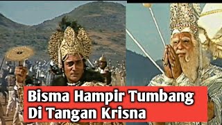 Ketika Basudewa Krisna  Mengangkat senjata Dihadapan Bisma