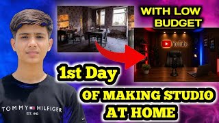 Low Budget Home Studio Setup – Day 1 🎬