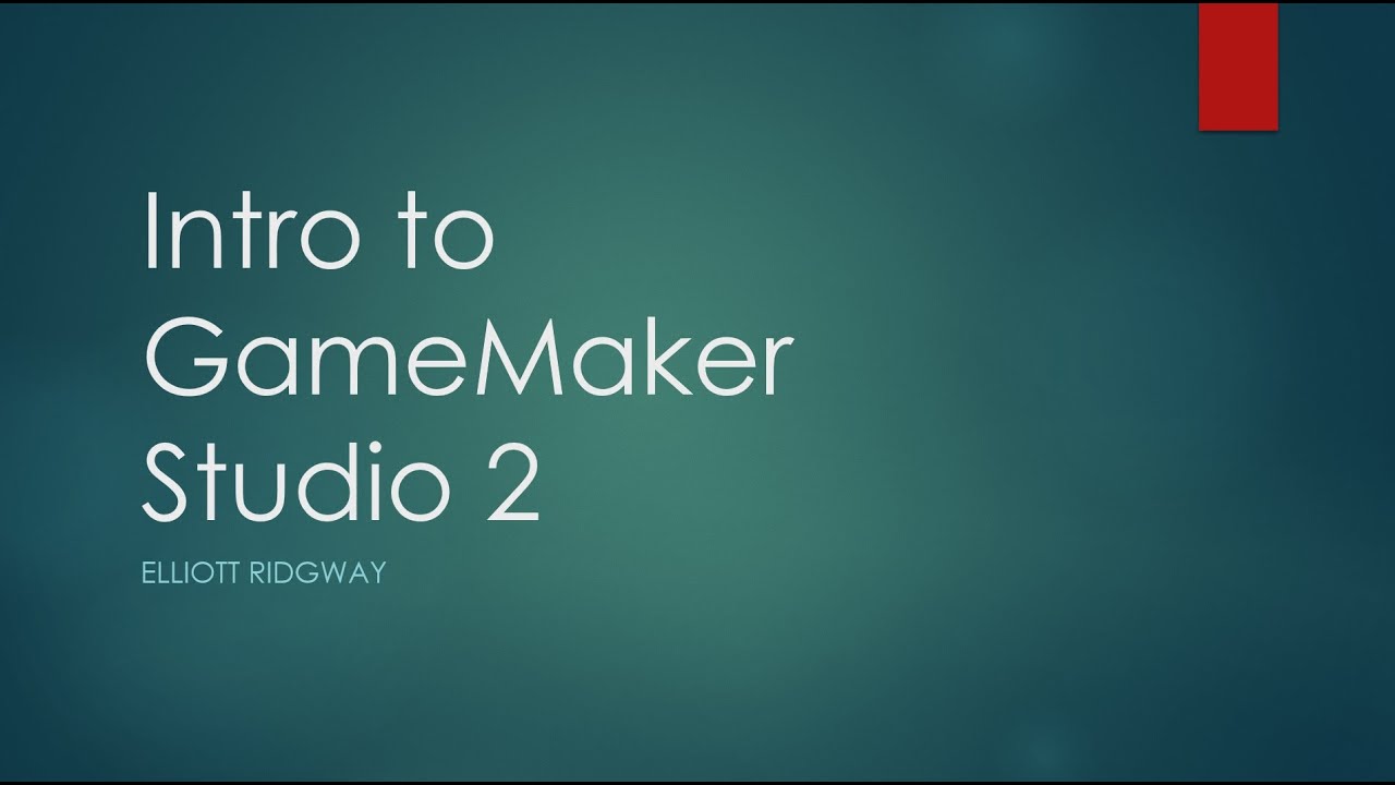 Intro to GameMaker Studio 2 - YouTube