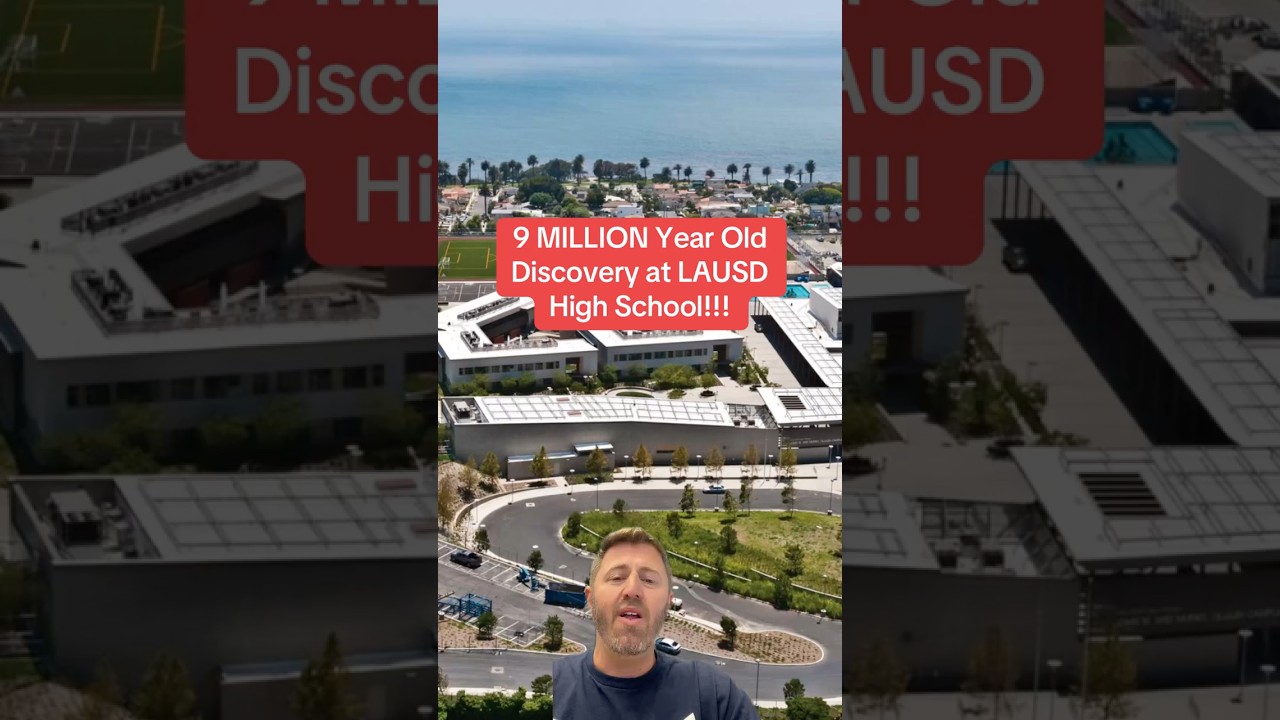 9 MILLION Year Old Discovery at LAUSD High School!!!
