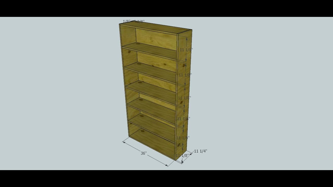 Simple Pine Shelf Kreg Jig Project Youtube