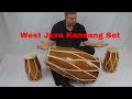 Kendang drum set west javanese