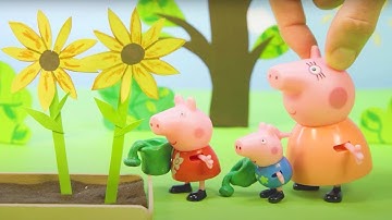 Peppa Pig Official Channel | Sunflowers | Play-Doh Show Stop Motion