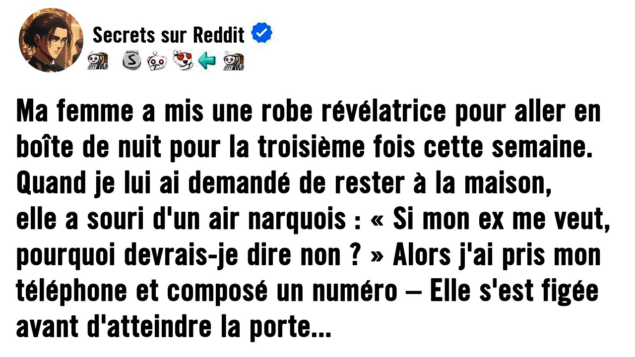 Ma femme a mis une robe très révélatrice pour aller en boîte de nuit pour la troisième fois cette...