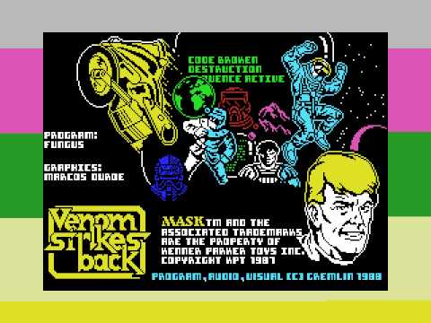 [MSX] M.A.S.K. III - Venom Strikes Back - Loading from Cassette and Intro screen - YouTube