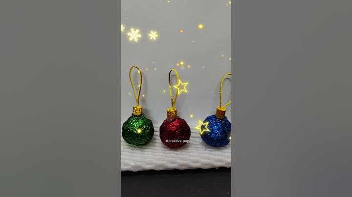 ✨ DIY Glittering Christmas Balls : Transform Waste Paper into Stunning Christmas Balls! 🎄