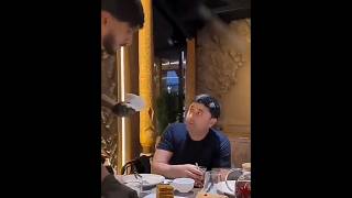 Prank By Waiter Of Spilling Tea Cup #funny #comedy #laugh #fail #fall #shorts #viral #prank