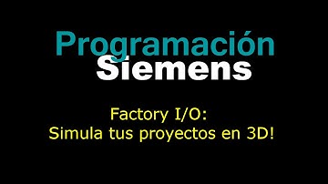 Factory I/O: simula tus proyectos en 3D!