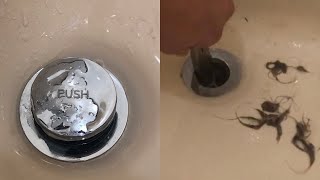 How to Remove Push Style Bathtub Stopper to Clean Drain