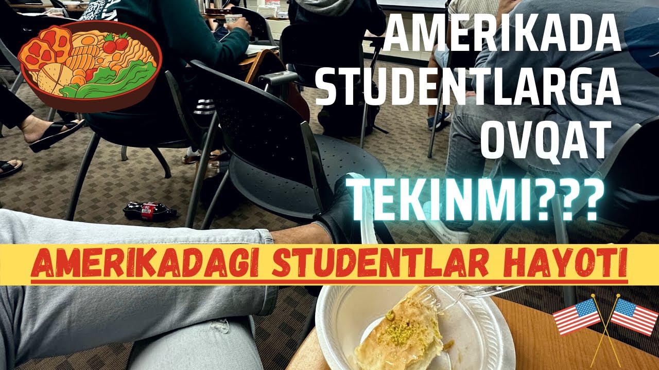 AMERIKADAGI UZBEK STUDENTLAR HAYOTI🇺🇸🇺🇿