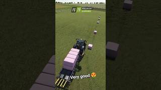 Self-loading bale trailer! #FS25 #BaleTrailer #SelfLoading