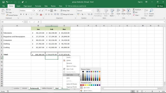 How to ungroup worksheets in excel - YouTube how-to-ungroup-worksheets-in-excel-youtube