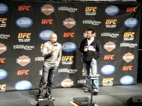 GEORGES ST PIERRE explains how he got into ufc/mma...