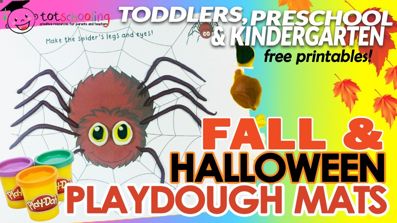 Fall Playdough Mats {Free Printables} - The Printables Fairy