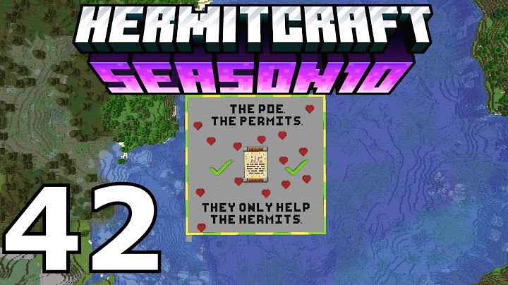 Hermitcraft 10: No More No POE! (Episode 42)