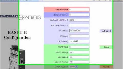 BACnet Router Configuration