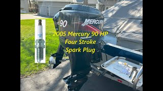 2005 Mercury 90 HP 4 Stroke Spark Plug Replacement #mercury #youtube #video #repairing #maintenance