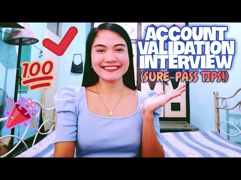 HOW TO PASS ACCOUNT VALIDATION INTERVIEW? | TIPS TO PASS ACCOUNT VALIDATION INTERVIEW | NAYUMI CEE ?