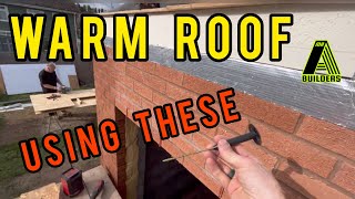 Warm Roof Extension  Part 5 VCL, Insulation and rubber roof