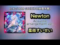 Newton (Acoustic arrangement ver.) – 星街すいせい【Hololive Song】[中文字幕/ROM+ENG SUB]