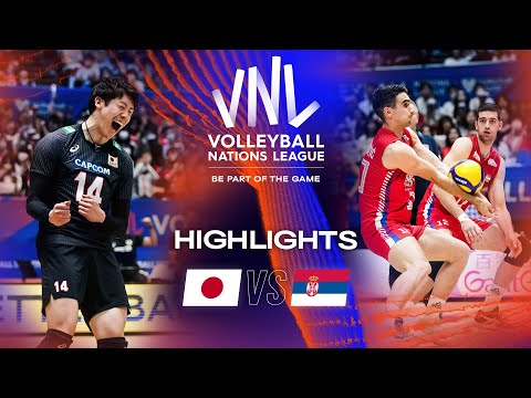 🇯🇵 JPN vs. 🇷🇸 SRB - Highlights Week 1 | Men's VNL 2023