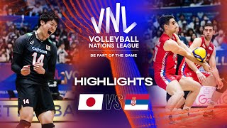 :  JPN vs.  SRB - Highlights Week 1 | Men's VNL 2023