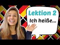 GERMAN LESSON 2: How to say MY NAME IS ... in German
