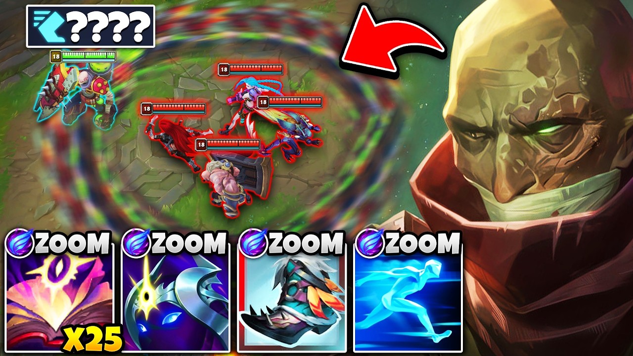 Singed but I move so fast that nobody can even see me... (MAX MOVE-SPEED BUILD)