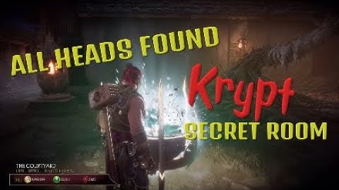 Mortal Kombat 11 Krypt - All 25 Heads Unlocked Secret Room. Plus Kronika Orb
