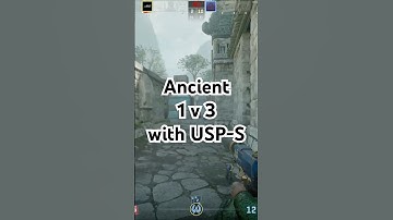 USP 1v3 on Ancient #cs2 #csgo #clutch #ancient