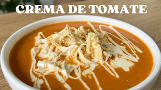 ¡Prueba la CREMA DE TOMATE Más Rápida y Deliciosa en 20 Minutos!
