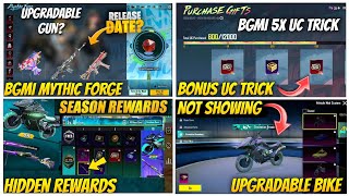 🔴Bgmi Mythic Forge Upgradable Gun ?// A7 Royalpass Bonus Reward Unlock ?// Bgmi 5x UC Bonus Trick