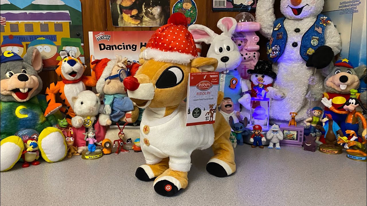 Dancing Ruldoph Animation Gemmy animated darling dancing Rudolph - YouTube