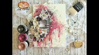 Step-by-Step Tutorial Mixed Media Canvas Spread Your Wings For Mixed Media Place