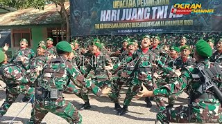 Adu Kekuatan dan Kegarangan Yel Yel Yonif 744/SYB, Yonif 742/SWY dan Kikav KKA