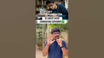 TG EAPCET Counselling Process Explained in detail ✅🔥 | TG EAPCET 2025 | Engineering | Results Out
