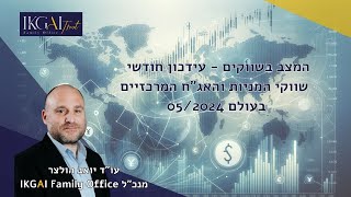 המצב בשווקים -עידכון חודש מאי שווקי המניות והאג