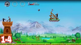 The Catapult 2 Level 1-4 | Bone Masters | Android gameplay | gamerzreina screenshot 5