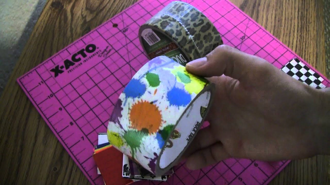 How to line up printed duct tapes! YouTube