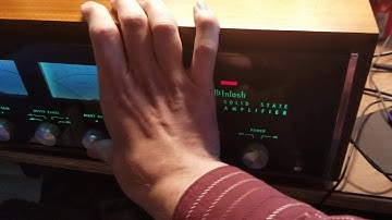 A Short Video Of My McIntosh Mc2505 Stereo Power Amplifier