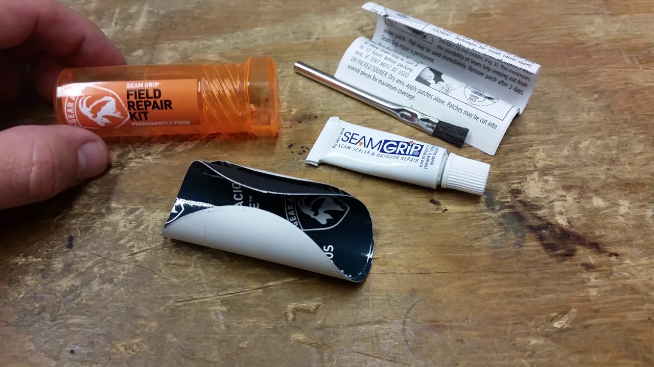 Tenacious Tape Patches & Sealer Gear Aid Seam Grip WP Field Repair Kit 2-Pack 