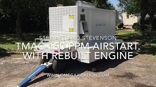 Stewart & Stevenson. TMAC-150 Airstart Unit. Operating video HD.