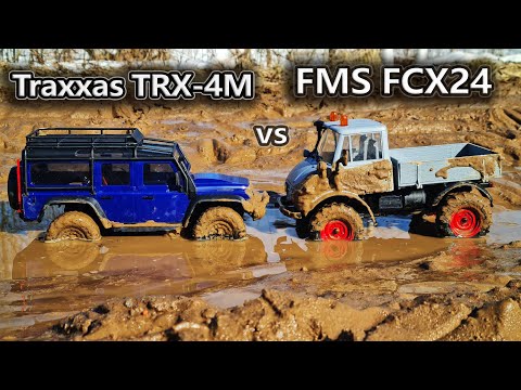 Видео: Все в ШОКЕ от UNIMOG FCX24! ... Такого слива от TRAXXAS TRX-4M никто не ожидал! ... RC OFFroad 4x4