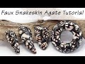 Polymer Clay Project: Faux Snakeskin Agate Tutorial
